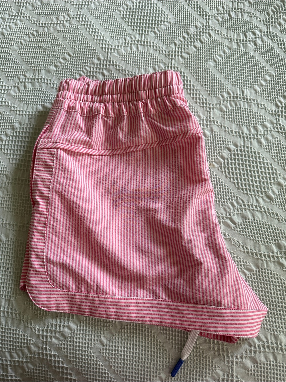 Vineyard Vines Pink Striped Drawstring Athletic Shorts - Picture 9 of 9